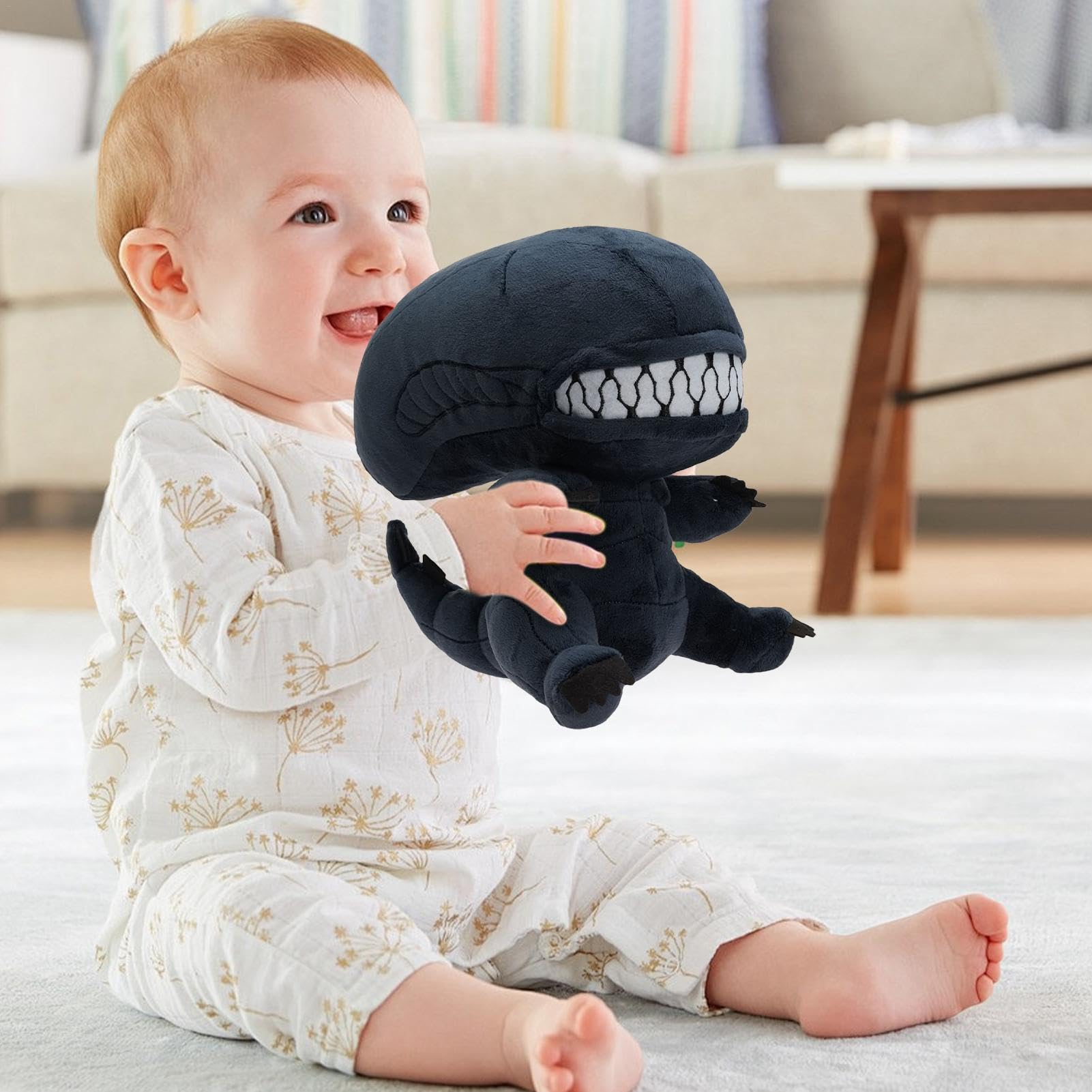 Amazon.co.jp: ゼノモーフぬいぐるみ、口のジッパーゼノモーフ